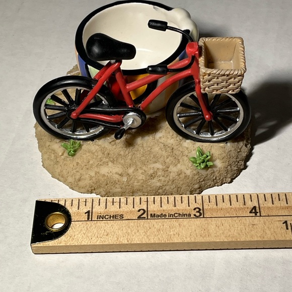 Yankee Candle Tea Light Holder Beach Themed with Red Bike‎ - Picture 11 of 11